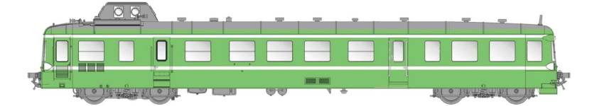 L.S. Models LS10112 - H0 - Triebwagen X3800-3900, SNCF, Ep. V